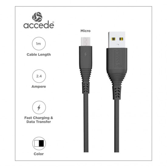 Accede Jet-X Micro USB Data Cable