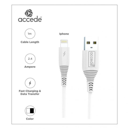 Accede Jet-X USB Data Cable For iPhone