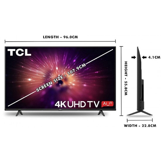TCL 43 inches 4K Ultra HD Android Smart LED TV